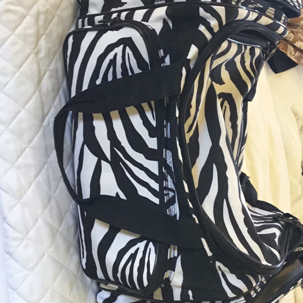 Black zebra bag